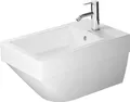 Produktbild: Duravit Wand-Bidet VERO AIR mit Überlauf, Hahnlochbank, 370 x 570 mm, 1 Hahnloch weiß