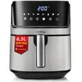 Produktbild: LEHMANN Heißluftfritteuse 6,5L, 8 Programme, 80-200°C, Digitales Display, Timer, Antihaftbeschichtung