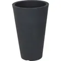 Produktbild: Kunststoff Pflanzsäule Anthrazit - 70 X 40 Cm - Blumenkasten Kräuterkübel Konisch