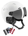 Produktbild: BLACK CREVICE Skihelm mit Visier Kirchberg weiß, L (58-61cm)…
