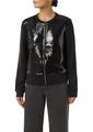 Produktbild: Comma Sweat-Jacke mit Pailletten-Besatz