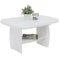 Produktbild: Livetastic Couchtisch, Weiß, Holzwerkstoff, oval, eckig, Wange, 90-142x52-62x68 cm, ausziehbar, höhenverstellbar, individuell kombinierbar, Wohnzimmer, Wohnzimmertische, Couchtische, Couchtische höhenverstellbar