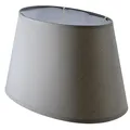 Produktbild: Lampenschirm oval aus Stoff H/B/L 20 x 22 x 33 cm (grau)