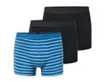 Produktbild: Schiesser Unterwäsche Boxershorts 95/5 Webgummibund 910 dunkelblau/blauweiss gestreift Herren - 3 Stück, Größe: 6