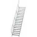 Produktbild: MUNK Aluminium-Treppe Stufen 45° 18 Stufen