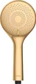 Produktbild: WENKO Duschkopf Watersaving Gold matt, Universal-Handbrause, Ø 11 cm, 3 Strahlarten