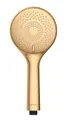Produktbild: WENKO Duschkopf Watersaving Gold matt, Universal-Handbrause, Ø 11 cm, 3 Strahlar