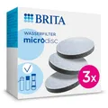Produktbild: BRITA Wasserfilter MicroDisc 3er-Pack – Ersatz-Filter für alle Karaffen & Wasserflaschen mit Filter, reduziert PFAS, Chlor, Mikropartikel, andere geschmacksstörende Stoffe im Trinkwasser