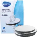 Produktbild: NEU Brita Wasserfilter MicroDisc 3 Stück Aktivkohle reduziert Kalk Chlor