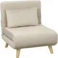 Produktbild: HOMCOM Schlafsessel (Breite 72 cm, Beige)