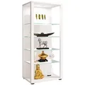 Produktbild: VCM Standvitrine Holz Glas Stand Vitrine Sammelvitrine Glasol lll weiß