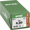 Produktbild: SPAX 1191010600805 Holzschraube 6mm 80mm T-STAR plus Stahl WIROX 200St.