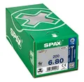 Produktbild: SPAX Senkkopf T30 Vollgewinde, 6x80, WIROX, 4CUT, 200 Stk