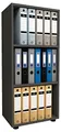 Produktbild: VCM Holzregal stehend | platzsparender Aktenschrank | Maße ca. H. 108 x B. 49 x T. 32 cm | Elegantes Regal | Büroregal – Ulas 3f