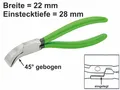 Produktbild: 01090022 Mini Falzzange 22mm gebogen Gewerbe eingelegt