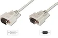 Produktbild: DIGITUS Serielles Anschluss-Kabel - D-Sub 9 zu D-Sub 9 - Stecker zu Buchse - 2.0m - Verlängerungskabel - Beige