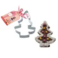 Produktbild: Ausstechform -Tannenbaum - 12 cm hoch, Lebkuchen Rezept, rostfreier Edelstahl.