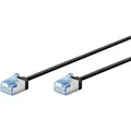 Produktbild: goobay Ultraflexibles Cat.6a Patchkabel slim, U/FTP, Kabel, schwarz