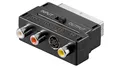 Produktbild: Adapter Scart do Composite Audio Video i S-Video, IN/OUT - Połączenie typu Wtyk