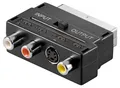 Produktbild: goobay Scart zu Composite Audio Video und S Video Adapter IN/OUT schwarz (Bulk)