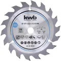Produktbild: kwb Kreissägeblatt HM Mittel Ø 127x12,75 Z18 (581557)