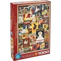 Produktbild: EUROGRAPHICS Puzzle Alte Plakate 1000 Teile