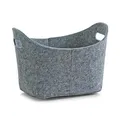 Produktbild: Zeller 14301 Korb, oval, Filz, grau