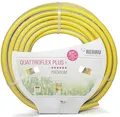 Produktbild: REHAU Gartenschlauch QUATTROFLEX Plus+ 1/2 Zoll 15m: ökologisch unbedenklich, extrem druckfest, gelb