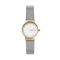 Produktbild: Skagen Damenuhr Freja Lille, Zweizeigeruhrwerk, 26mm GoldEdelstahlgehuse mit Ede