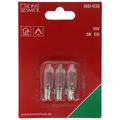 Produktbild: Konstsmide 3 Stück Topkerze E10 55V 3W 1051-030 ELC-852760