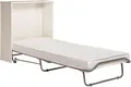 Produktbild: Home affaire Schrankbett Sognum als Gästebett nutzbar, Wandklappbett in Kommodenoptik (in den Farben weiß, schwarz und kaschmir erhältlich) inkl. Matratze, platzsparendes Klappbett, optimal für kleine Räume