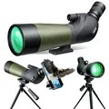 Produktbild: Gosky 20-60x60mm Spektiv, wasserdicht, stoßfest, mit Stativ und Digiscoping Adapter, BAK4 Prismen, für Zielschießen Jagd Vogelbeobachtung Wildlife Scenery