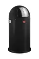 Produktbild: WESCO Abfallsammler 175831-73 PUSHBOY in SCHWARZ MATT mit 50 Liter Volumen un...