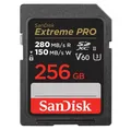 Produktbild: SanDisk 256GB SDXC ExtremePro 280MB/s V60 UHS-II U3