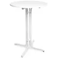 Produktbild: Beautissu Stehtisch Sylt, Bistrotisch Gastro klappbar Ø 80 cm weiß 80 cm