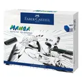 Produktbild: Faber-Castell Manga Starter Set 8-tlg Manga Zeichnen Starter Set mit Anleitung