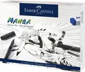 Produktbild: FABER-CASTELL Tuschestift PITT artist pen Set Manga Advanced 8 Stifte schwarz