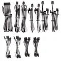 Produktbild: Corsair Premium Sleeved Netzteil Pro-Kabel-Set Typ4 (Generation 4-Serie) Weiß/Schwarz