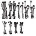 Produktbild: 843591079624 Corsair Premium Pro Sleeved Kabel-Set (Gen 4) - weiß/schwarz No nam