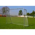 Produktbild: Fußballtor Garten 2,15 x 1,50 m aus galvanisiertem Stahl - Extrem Robustes Kinderfussballtor - Inkl.Netz, Netzclips und Bodenanker