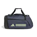 Produktbild: adidas Unisex Essentials 3-Stripes Duffel Bag, Shadow Navy/Green Spark, M