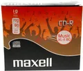 Produktbild: 30 Maxell Rohlinge CD-R Audio 80 Minuten Musik Jewelcase