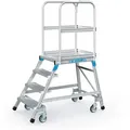 Produktbild: Podesttreppe Fahrbar Zarges 41972 0,96m
