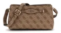 Produktbild: GUESS Katya Crossbody Top Zip Umhängetasche Tasche Latte Logo hellbraun braun