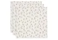 Produktbild: Jollein Musselin Tuch Baby – Tiny Park – 3er Pack – 70x70cm – 100% Baumwolle – Spucktücher Baby – OEKO-TEX Zertifiziert