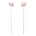 Produktbild: Swarovski Swan Ohrringe, Schwan, Rosa, Roségold-Legierungsschicht