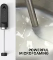 Produktbild: Subminimal NanoFoamer Lithium Black Milchaufschäumer
