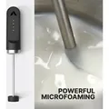 Produktbild: Subminimal NanoFoamer Lithium Black Milchaufschäumer - Schwarz/Silber