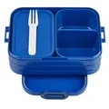 Produktbild: Mepal | Lunchbox Take A Break midi | clevere Fächeraufteilung | genug Platz für vier Butterbrote | 900 ml Kapazität | lebhaftes Blau