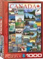 Produktbild: EUROGRAPHICS Puzzle Poster aus Kanada 1000 Teile